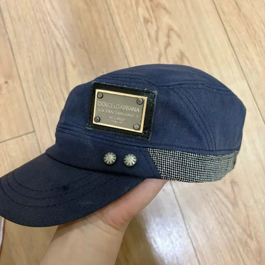 [BUNJANG] Dolce &amp; Gabbana Work Cap Navy / 돌체앤가바나 워크캡 네이비 필박스캡