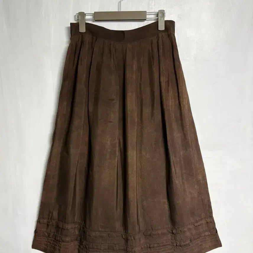 [BUNJANG] Custom-Made Natural Persimmon-Dyed Ramie Top and Rayon Skirt Set / (맞춤옷) 천연 감물염색 모시 저고리, 천연염색 인견 스커트 세트