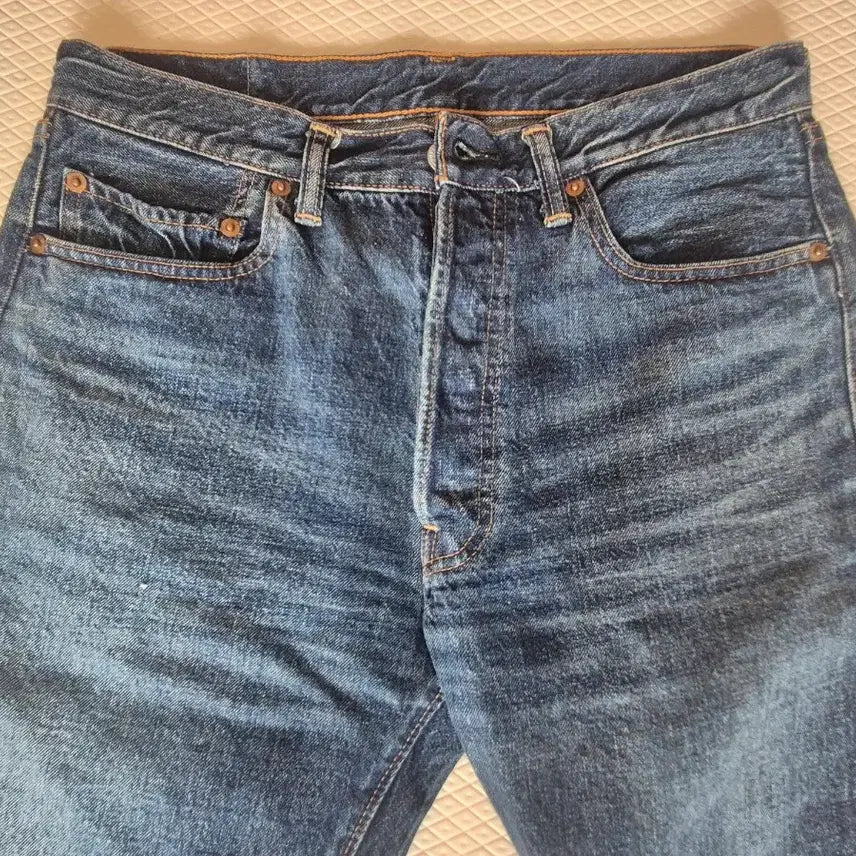 [BUNJANG] Warehouse 1100 Dark Indigo Denim Jeans Size 32 / 웨어하우스 1100 세컨핸즈 다크인디고 32사이즈
