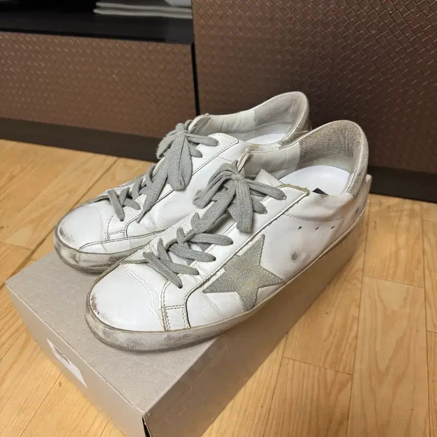 [BUNJANG] Golden Goose Silver Tab Sneakers Size 41 / 골든구스 실버탭 41