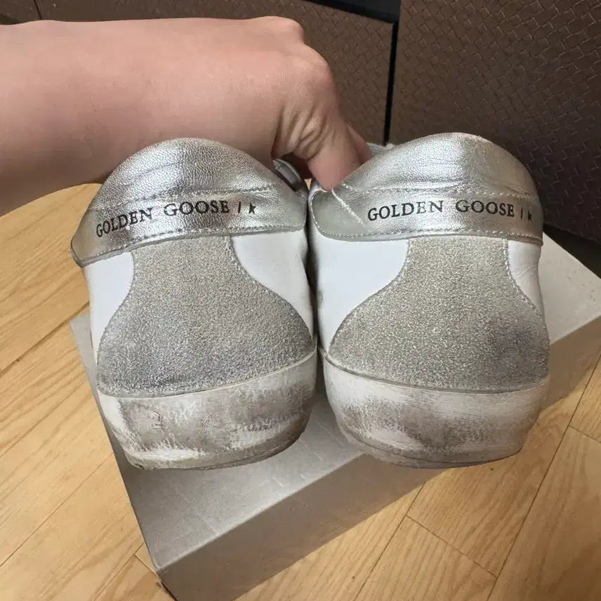 [BUNJANG] Golden Goose Silver Tab Sneakers Size 41 / 골든구스 실버탭 41