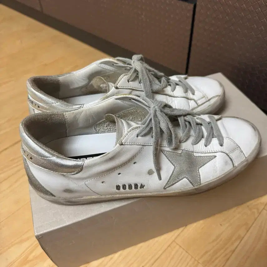 [BUNJANG] Golden Goose Silver Tab Sneakers Size 41 / 골든구스 실버탭 41