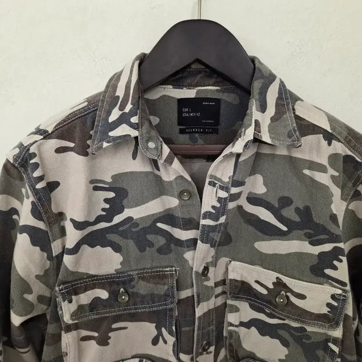 [BUNJANG] Zara Man Camo Pattern Shirt / ZARA MAN 카모 패턴 셔츠 L