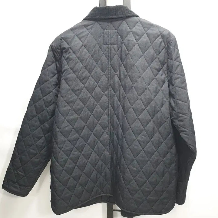 [BUNJANG] Studio Tomboy Quilted Corduroy Jacket - Black (F) / 스튜디오톰보이 퀼팅 자켓 코듀로이 카라 블랙 F