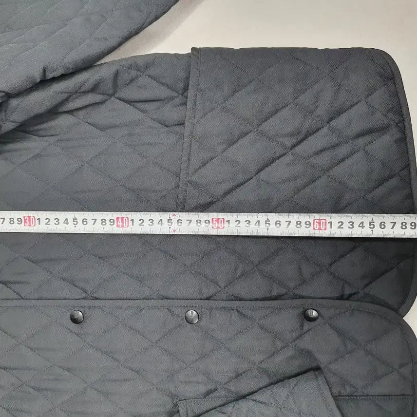 [BUNJANG] Studio Tomboy Quilted Corduroy Jacket - Black (F) / 스튜디오톰보이 퀼팅 자켓 코듀로이 카라 블랙 F