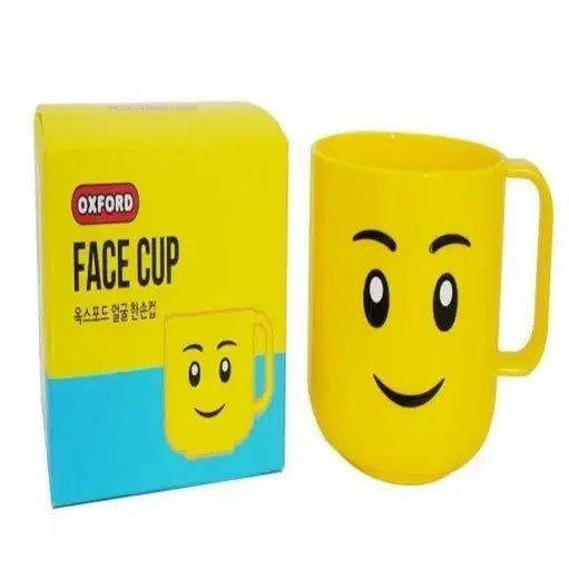 [BUNJANG] Oxford Lego Face Baby Training Cup New / 옥스포드 레고 얼굴 아기 양치컵 새제품