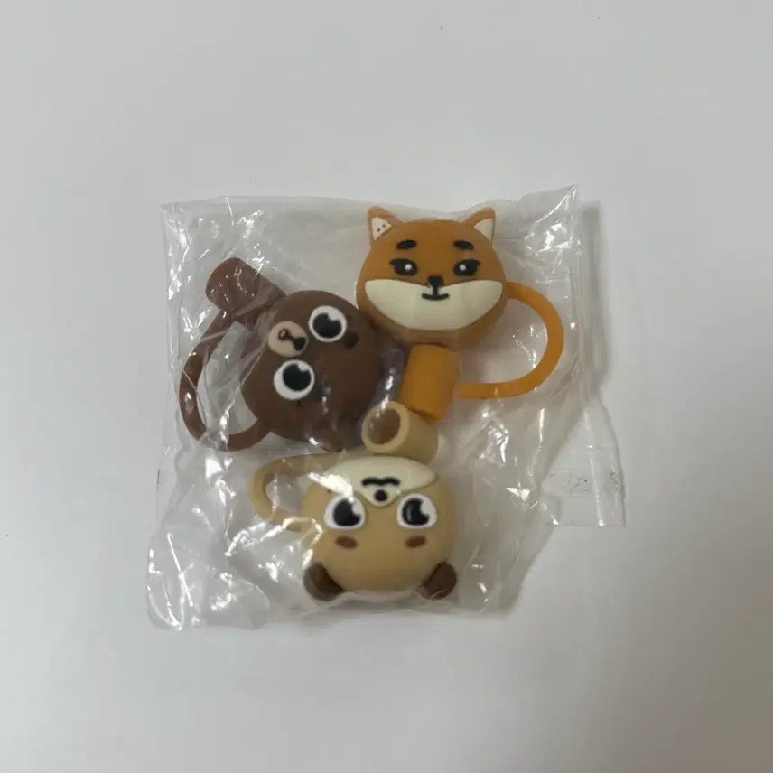 [BUNJANG] DAY6 Denimals Cold Cup Straw Stoppers Bundle Set / 데이식스 콜드컵 마개 성진 영케이 영현 도운 데니멀즈 방 케 필 일괄