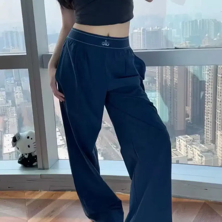 [BUNJANG] ALO Black Wide Pants / ALO 알로 트라우저(Regula) 팬츠(블랙,네이비,그린블루)