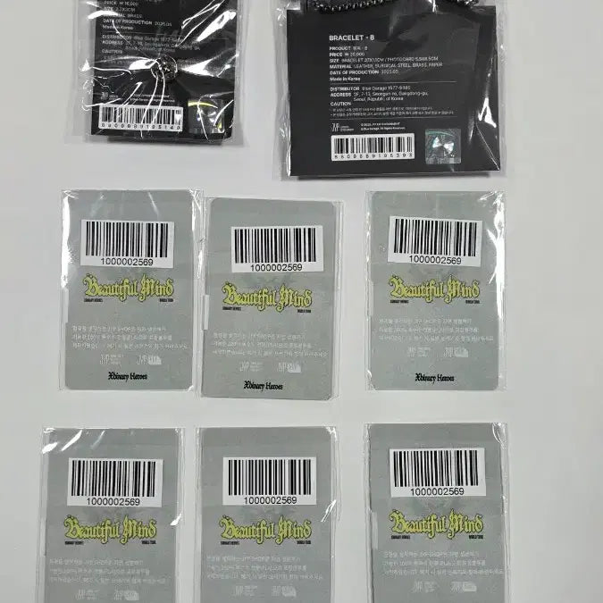 [SOLD OUT] 엑스디너리히어로즈 엑디즈 뷰마콘 팔찌 B + 시그니처 뱃지