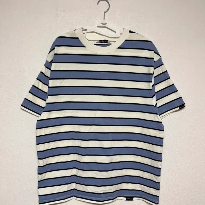 [BUNJANG] Saintpain Striped Short Sleeve T-shirt (Size S) / 세인트페인 스트라이프 반팔티셔츠 S