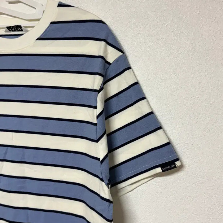 [BUNJANG] Saintpain Striped Short Sleeve T-shirt (Size S) / 세인트페인 스트라이프 반팔티셔츠 S