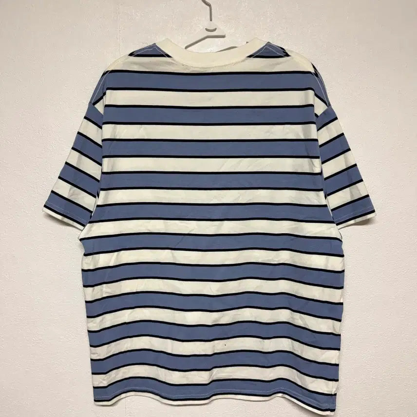 [BUNJANG] Saintpain Striped Short Sleeve T-shirt (Size S) / 세인트페인 스트라이프 반팔티셔츠 S