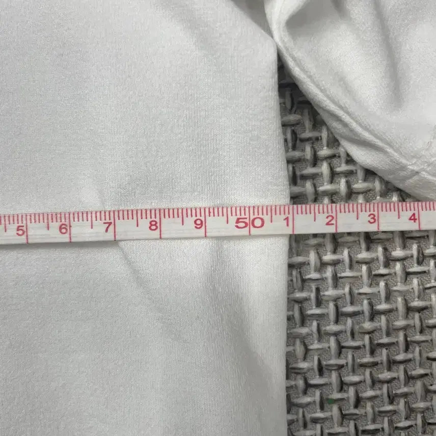 [SOLD OUT] 엘레쎄 화이트 반팔 티셔츠 로고 테이프