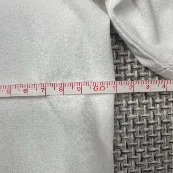 [SOLD OUT] 엘레쎄 화이트 반팔 티셔츠 로고 테이프