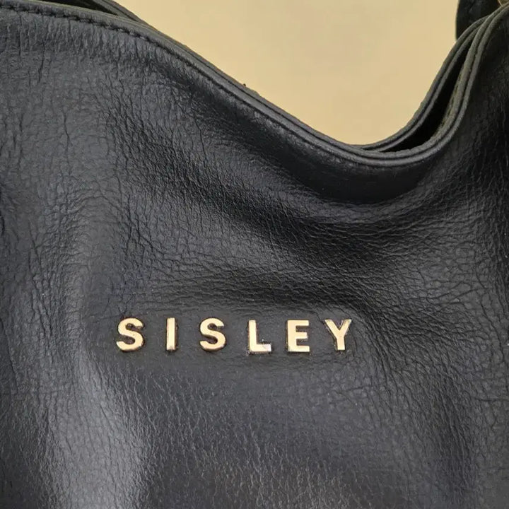 [BUNJANG] Sisley Leather Tote Shoulder Bag / 시슬리 소가죽 토트백 숄더백 여성 가방 블랙 수납공간