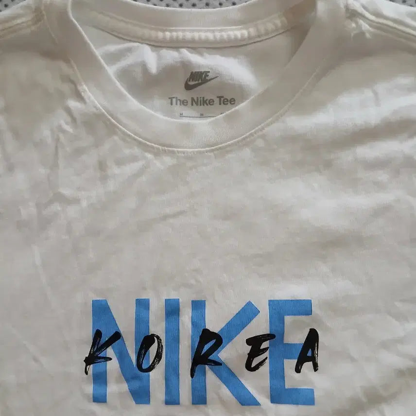 [BUNJANG] Nike Korea White Short Sleeve T-Shirt / 나이키 코리아 반팔 티셔츠 화이트