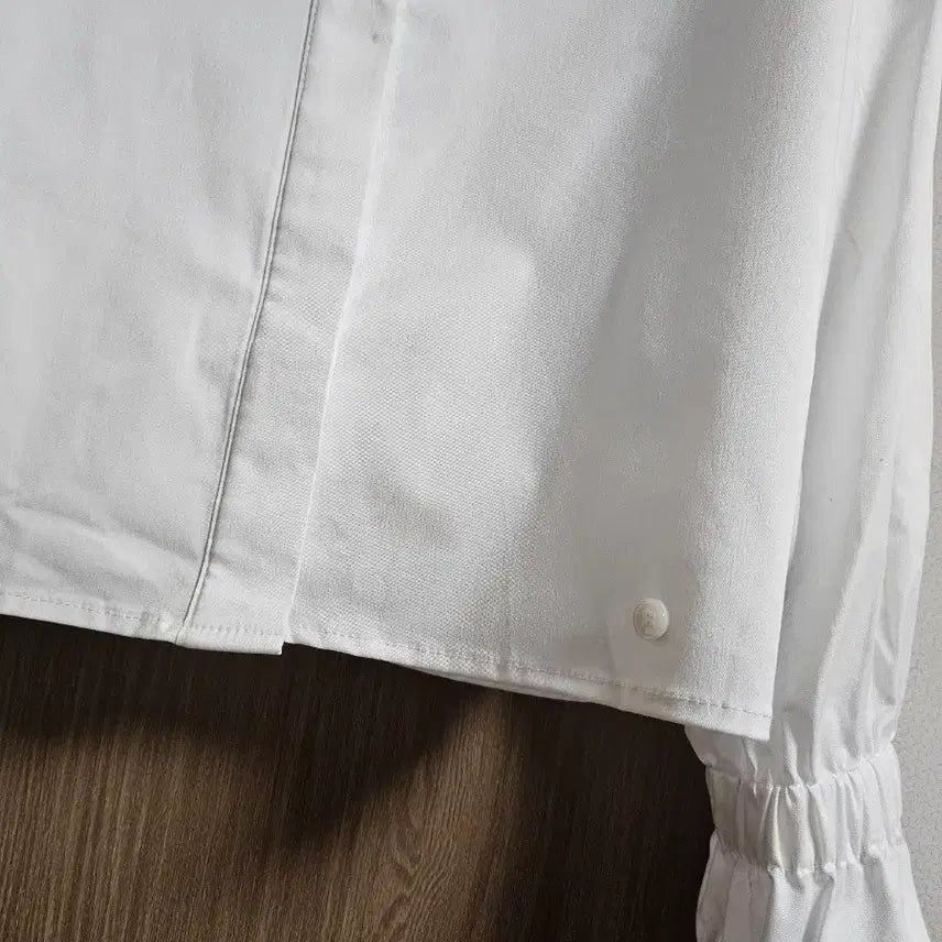 [BUNJANG] JCOCO White Shirred Blouse / ㅣJCOCO 화이트 셔츠ㅣ