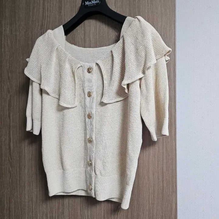 [BUNJANG] Frill Detail Cardigan / ㅣ프릴 디테일 가디건ㅣ
