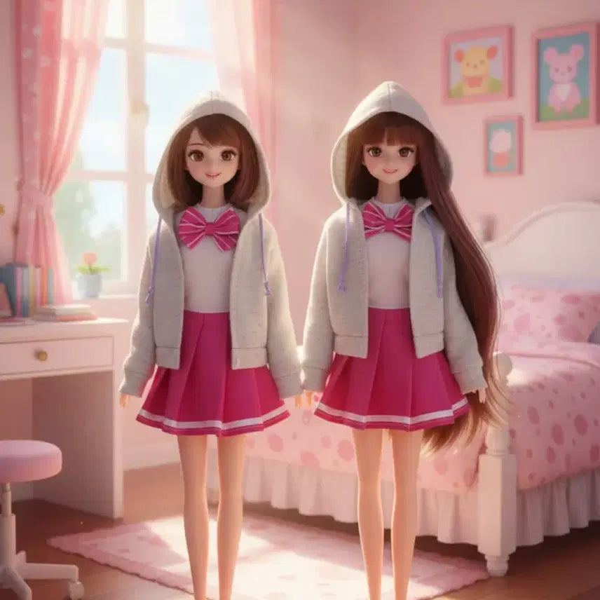 [BUNJANG] Tamaki &amp; Mimi Doll Outfit Set / [타마키&amp;미미] 디폴 코디 (1세트 금액)