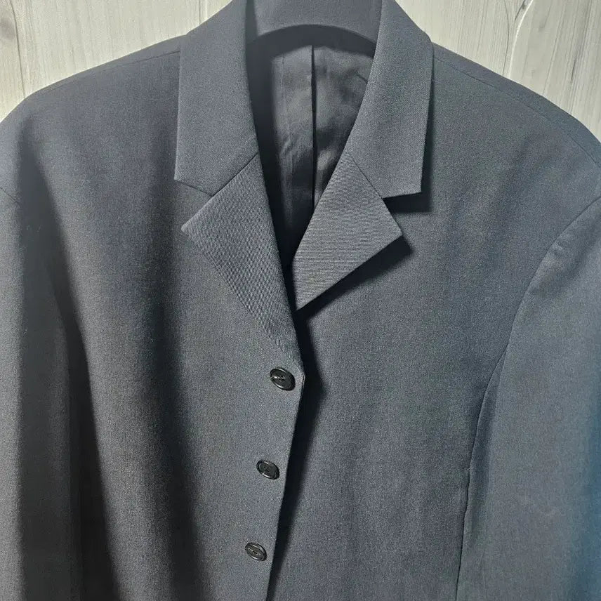 [BUNJANG] Musinsa Standard Crop Blazer Gray / 무탠다드(무신사스탠다드) 크롭블레이저 그레이
