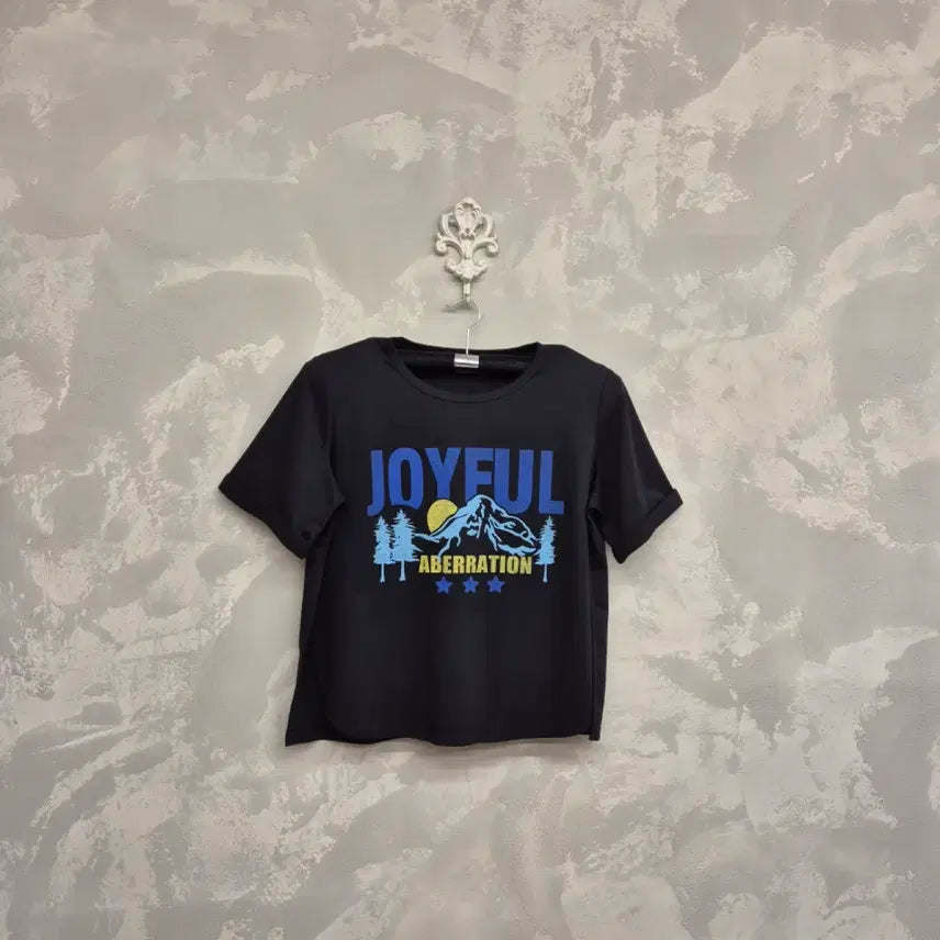 [BUNJANG] Black Barbie Joy Roll-up Pad T-Shirt (Black) / 새상품 블랙바비 조이 롤업 패드 티(블랙)