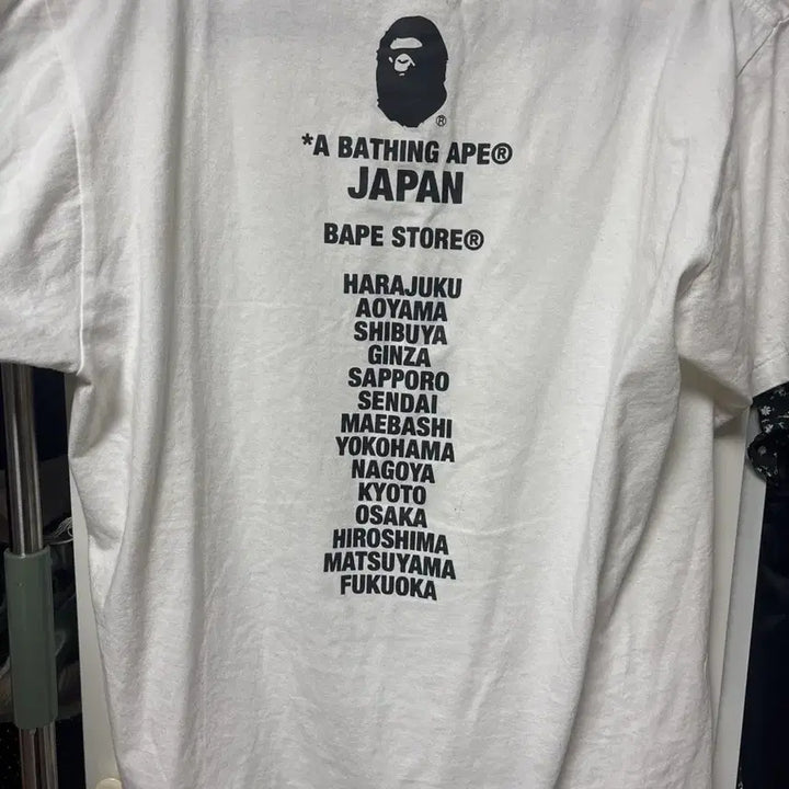 [SOLD OUT] A BATHING APE JAPAN 에이프 헤드 티셔츠