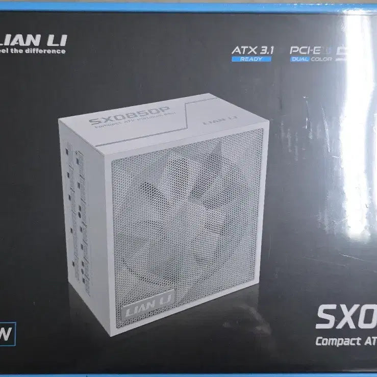 [BUNJANG] Lian Li SX850W Full Modular White Platinum ATX3.1 Power Supply Unit (Unsealed) / 리안리 SX850W 풀모듈러 화이트 플래티넘ATX3.1 미개봉새제품