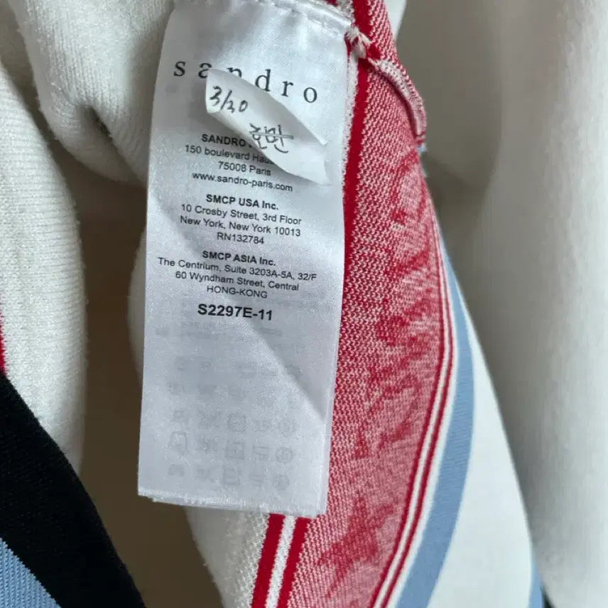[SOLD OUT] (드라이크리닝O)산드로 오버사이즈 브이넥 니트