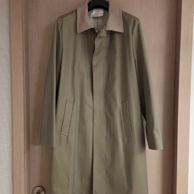 [BUNJANG] Digawel Balmacaan Wool Collar Mac Coat Olive Khaki Size 3 / 디가웰 맥코트 3사이즈