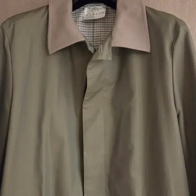[BUNJANG] Digawel Balmacaan Wool Collar Mac Coat Olive Khaki Size 3 / 디가웰 맥코트 3사이즈