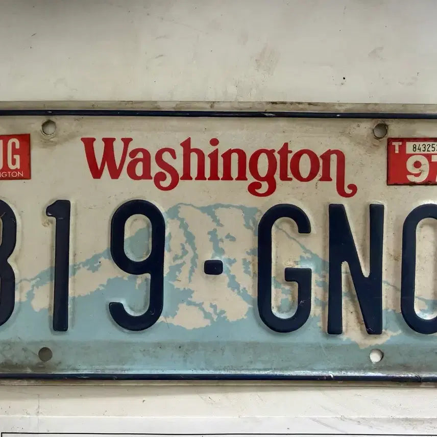[BUNJANG] Washington State License Plate / 빈티지 미국 워싱턴주 차량 번호판