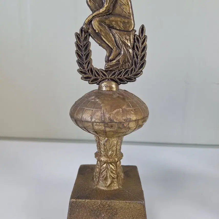 [BUNJANG] Vintage Award Plaques and Trophies (5 items) / 근대사 수집 자료 옛날 상장 트로피 상패 5점