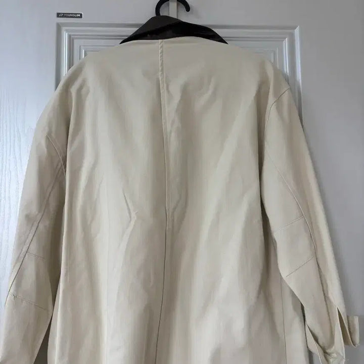 [BUNJANG] Lish Leather Collar Contrast Work Jacket / 리쉬 레더카라 배색 워크자켓 판매