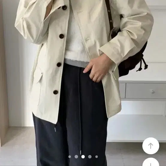 [BUNJANG] Lish Leather Collar Contrast Work Jacket / 리쉬 레더카라 배색 워크자켓 판매