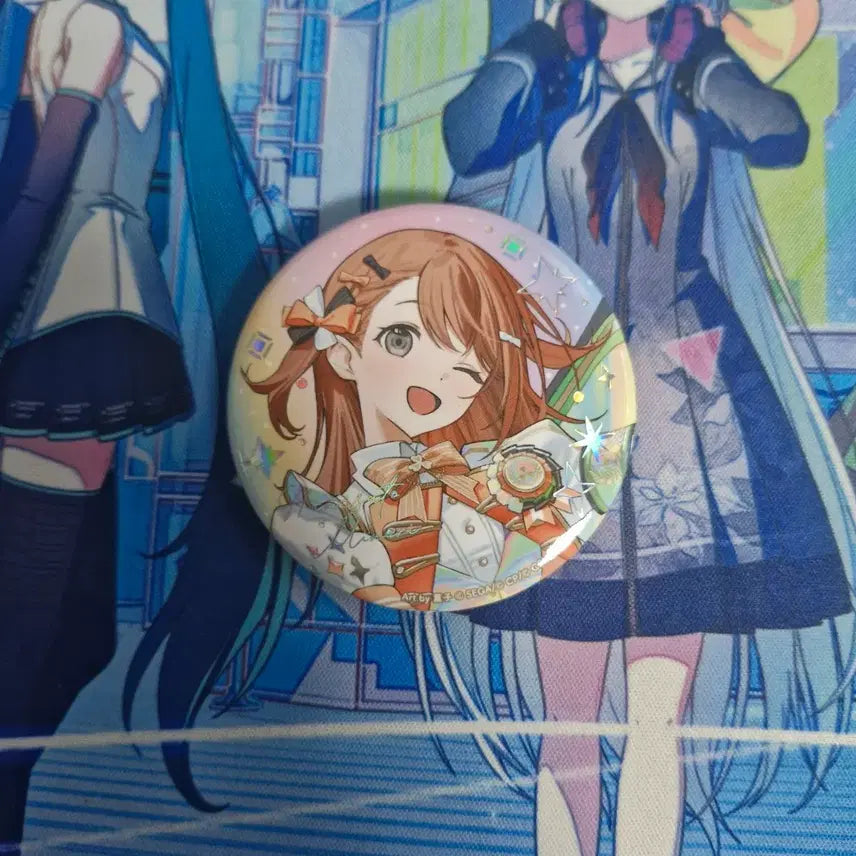 [BUNJANG] Project Sekai Hanasato Minori 5th Anniversary Can Badge / 프로젝트 세카이 하나사토 미노리 5주년 감사제 캔뱃지