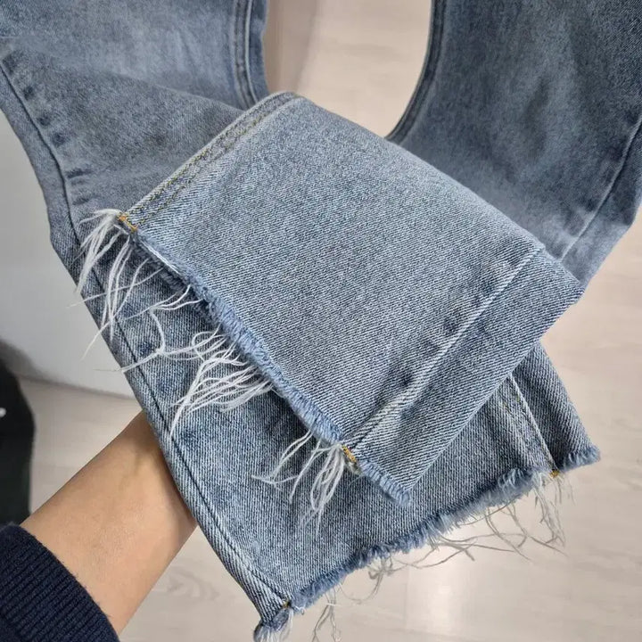 [SOLD OUT] 연청/진청 데님 일자 9부 팬츠 (2개 일괄)
