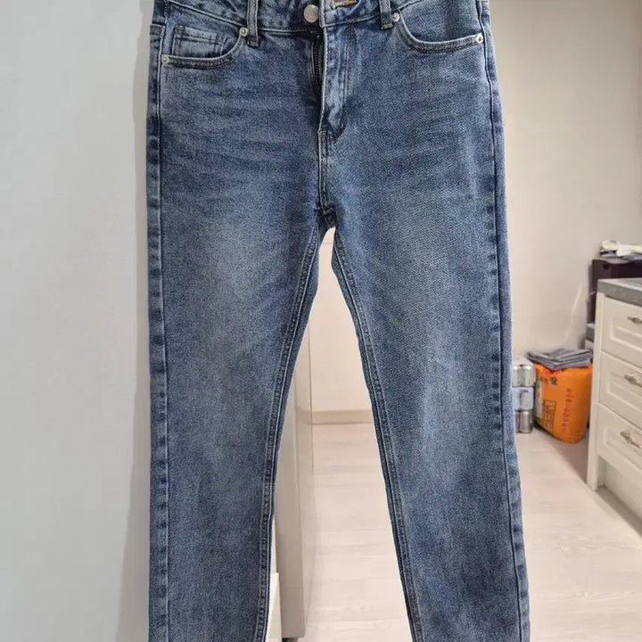 [SOLD OUT] 연청/진청 데님 일자 9부 팬츠 (2개 일괄)