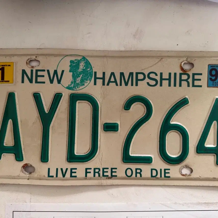 [BUNJANG] New Hampshire License Plate / 빈티지 미국 뉴햄프셔주 자동차 번호판