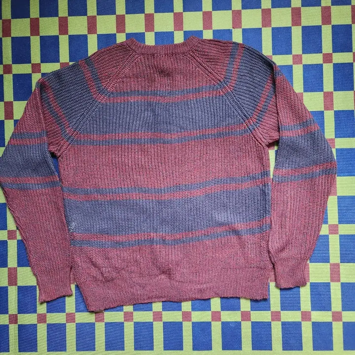[BUNJANG] Oakton 90s Color Block Sweater / 90s USA메이드 컬러블록 스웨터