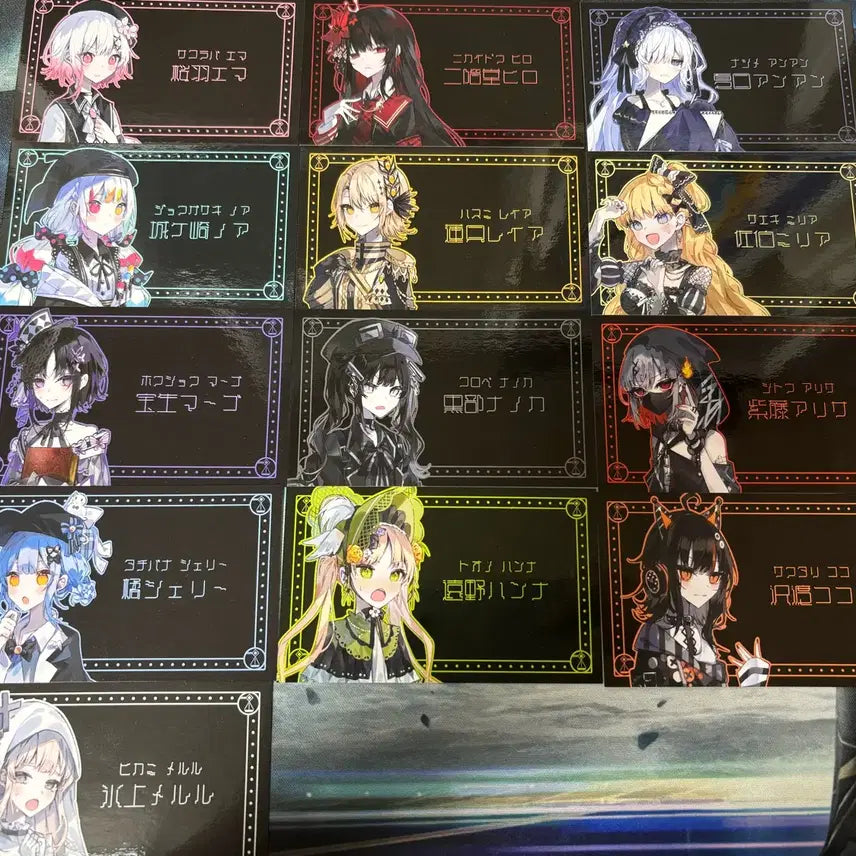 [BUNJANG] Mahoushoujo no Majo Saiban Manosaba Card Bundle Set / 마법소녀의 마녀재판 마노사바 카드 13종 일괄 판매합니다