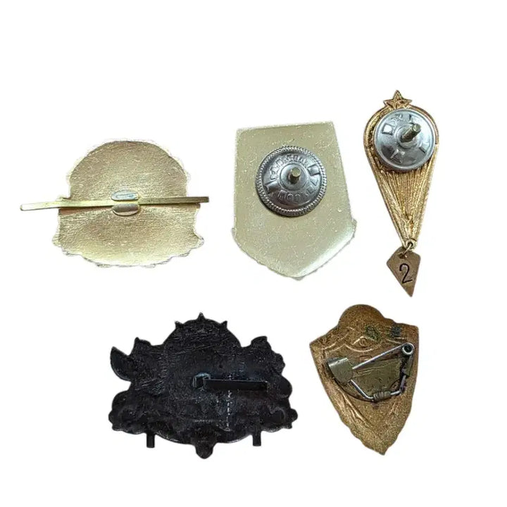 [BUNJANG] Soviet Union &amp; Baltic States Badge Set (5 Types) / 소련, 발트3국 뱃지 5종