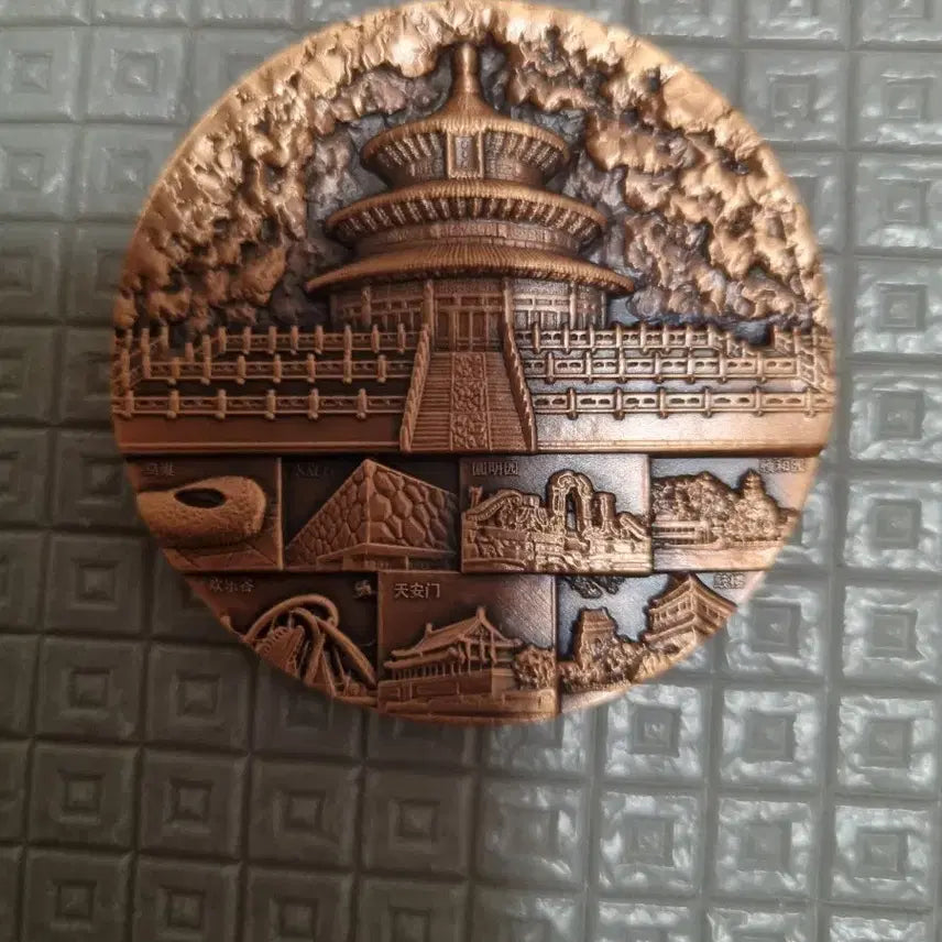 [BUNJANG] Beijing Landmarks Commemorative Medal / 베이징 명소 기념동장