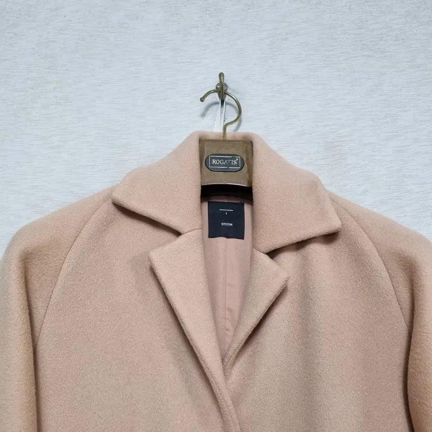 [BUNJANG] System Cashmere Open Coat / ㅡ 시스템 오픈식 캐시미어 코트 여55-66ㅡ0403