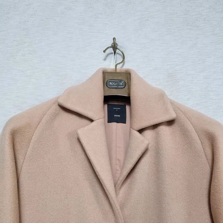 [BUNJANG] System Cashmere Open Coat / ㅡ 시스템 오픈식 캐시미어 코트 여55-66ㅡ0403