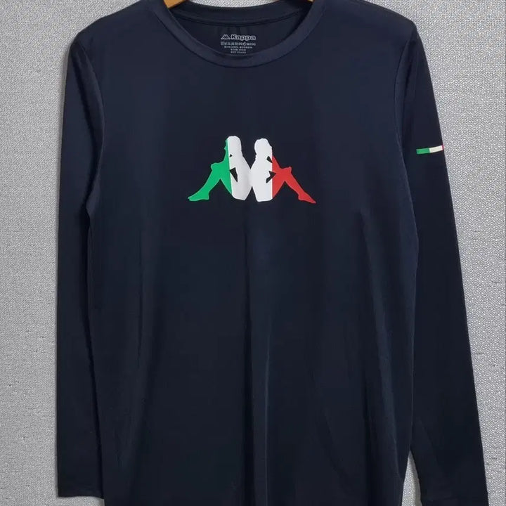 [BUNJANG] Kappa Black Functional Long Sleeve T-shirt / M (95) 카파 블랙 기능성 긴팔티