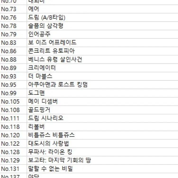 [BUNJANG] Various Original Tickets / 여러 오리지널 티켓 오티 판매