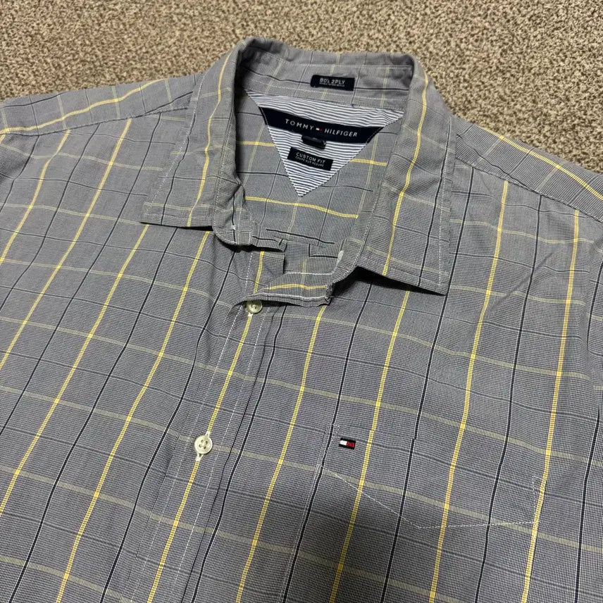 [BUNJANG] Tommy Hilfiger Checkered Shirt / XL 타미힐피거 체크 셔츠