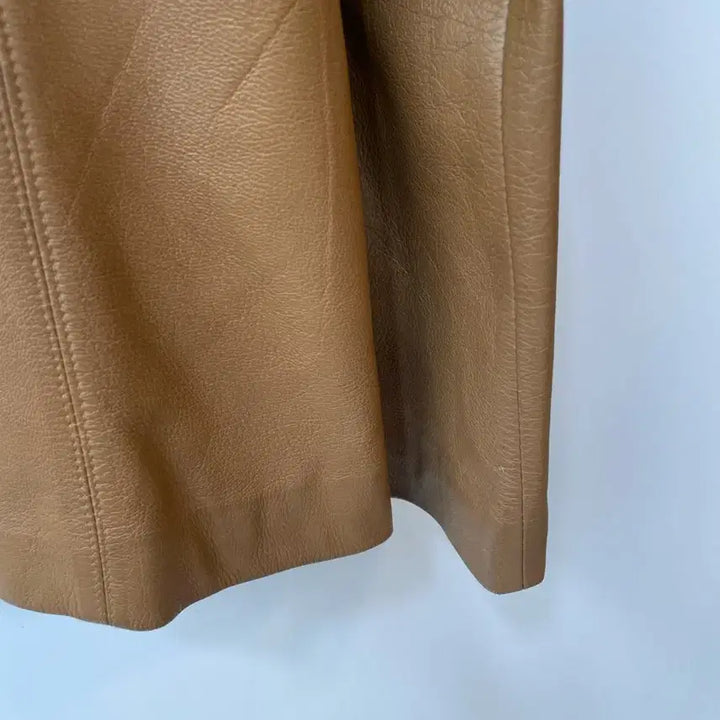 [BUNJANG] Razzio Brown Lambskin Leather Jacket (Size 77) / Razzio 브라운 양가죽 자켓 77