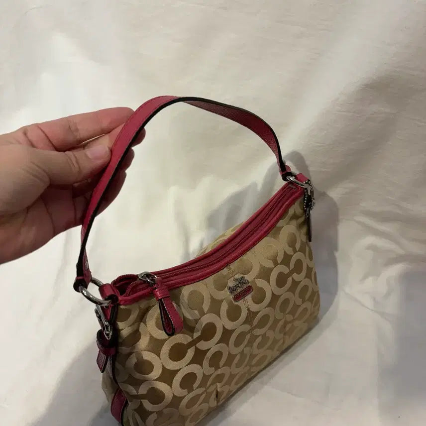 [BUNJANG] Coach Signature Hobo Shoulder Bag / 코치 시그니처 숄더백 호보백 가방