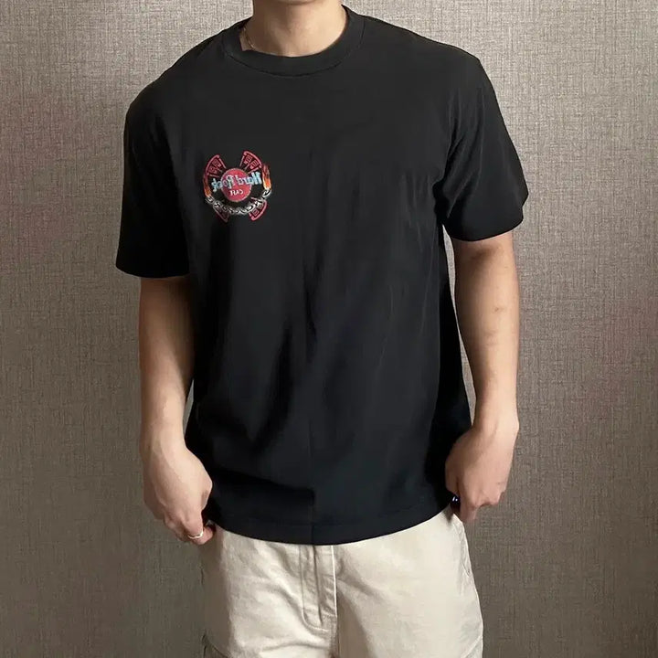 [BUNJANG] Hard Rock Cafe Old School T-shirt / Hard Rock Cafe 하드 록 카페 올드스쿨 반팔 티셔츠